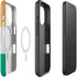Ivory Coast Flag Distressed iPhone 16 Plus Magsafe Impact Case